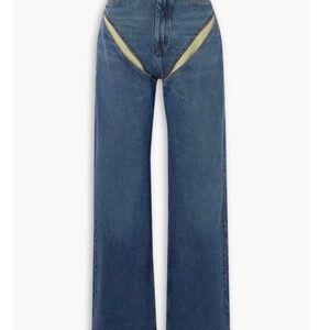 Y/Project Cut-out straight jeans